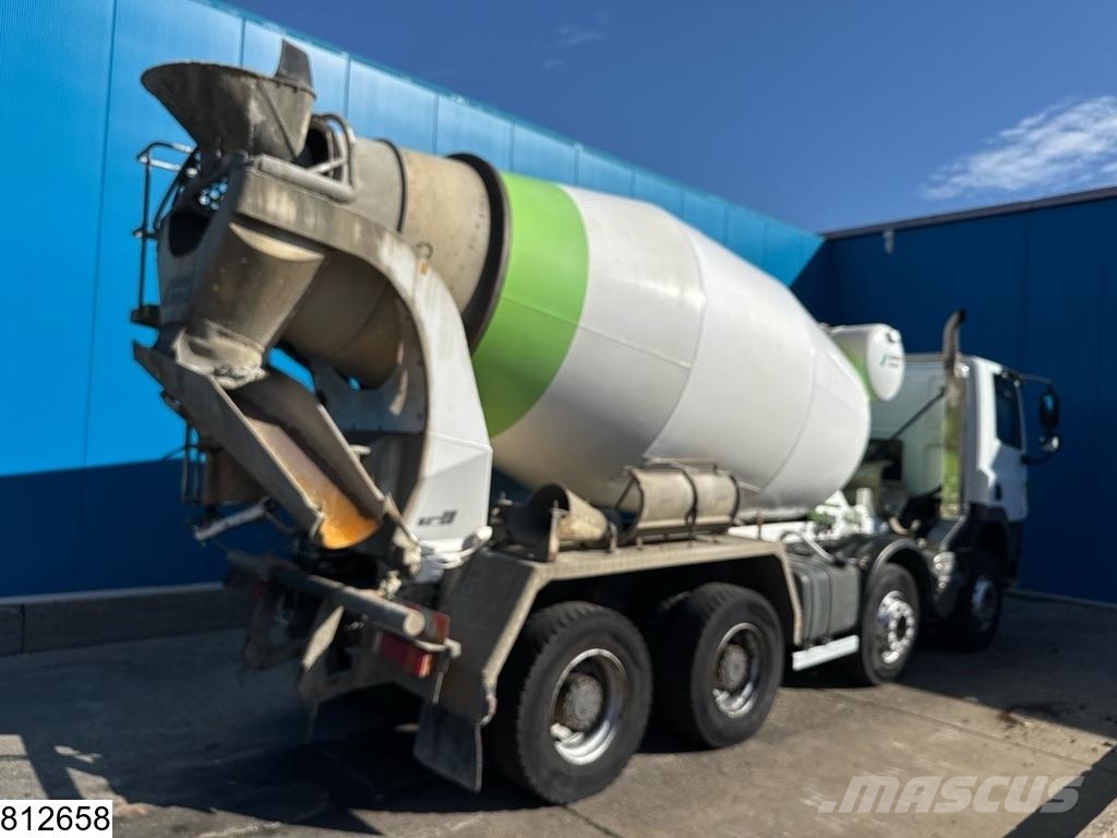 DAF CF 85 360 8x4, AURO 4, Stetter 9m3, Steel suspensi Avtomešalci za beton