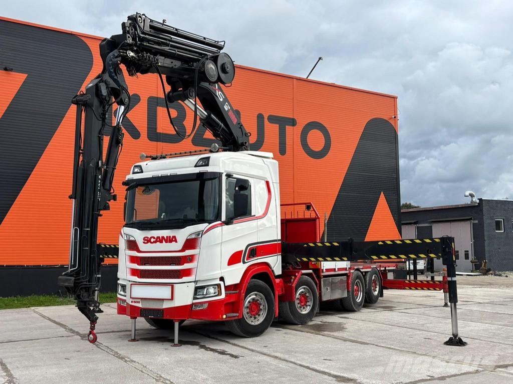 Scania R 500 8x2*6 HIAB 800E-7 + JIB / PLATFORM L=5965 mm Autogru