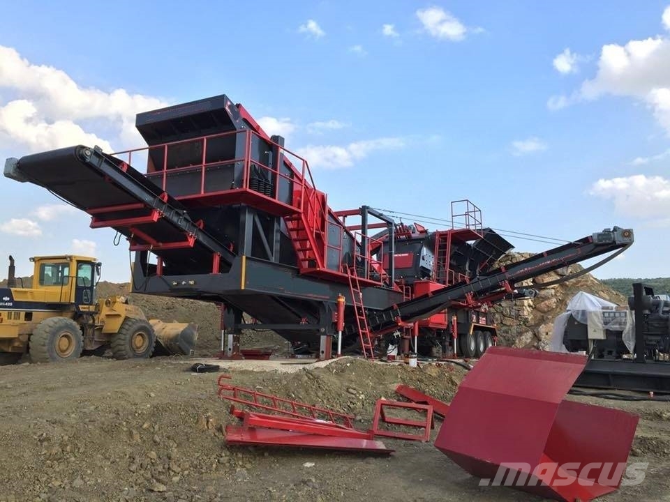 Constmach 250-300 TPH Mobile Limestone Crushing Plant Iseliikuvad purustid