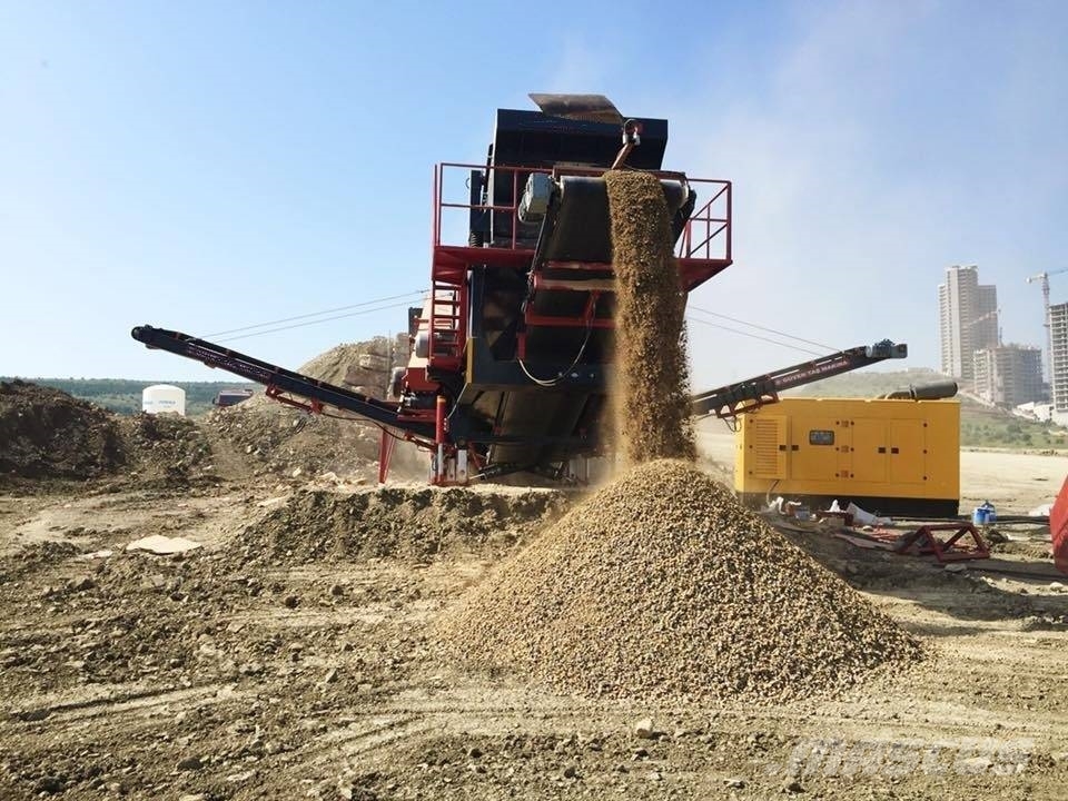 Constmach 250-300 TPH Mobile Limestone Crushing Plant Iseliikuvad purustid