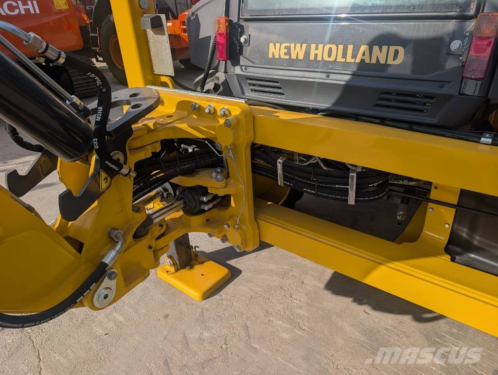 New Holland B 115 D, 10t, 120HP, bucket 4x1, Powershift, forks Backhoe loaders