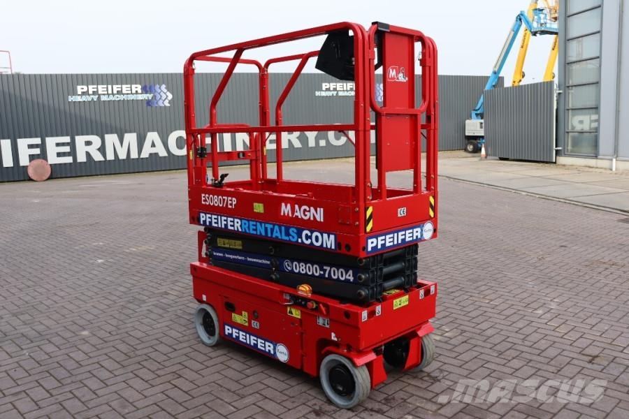 Magni ES0807EP Electric, 7.8m Working Height, 230kg Capa Saxliftar