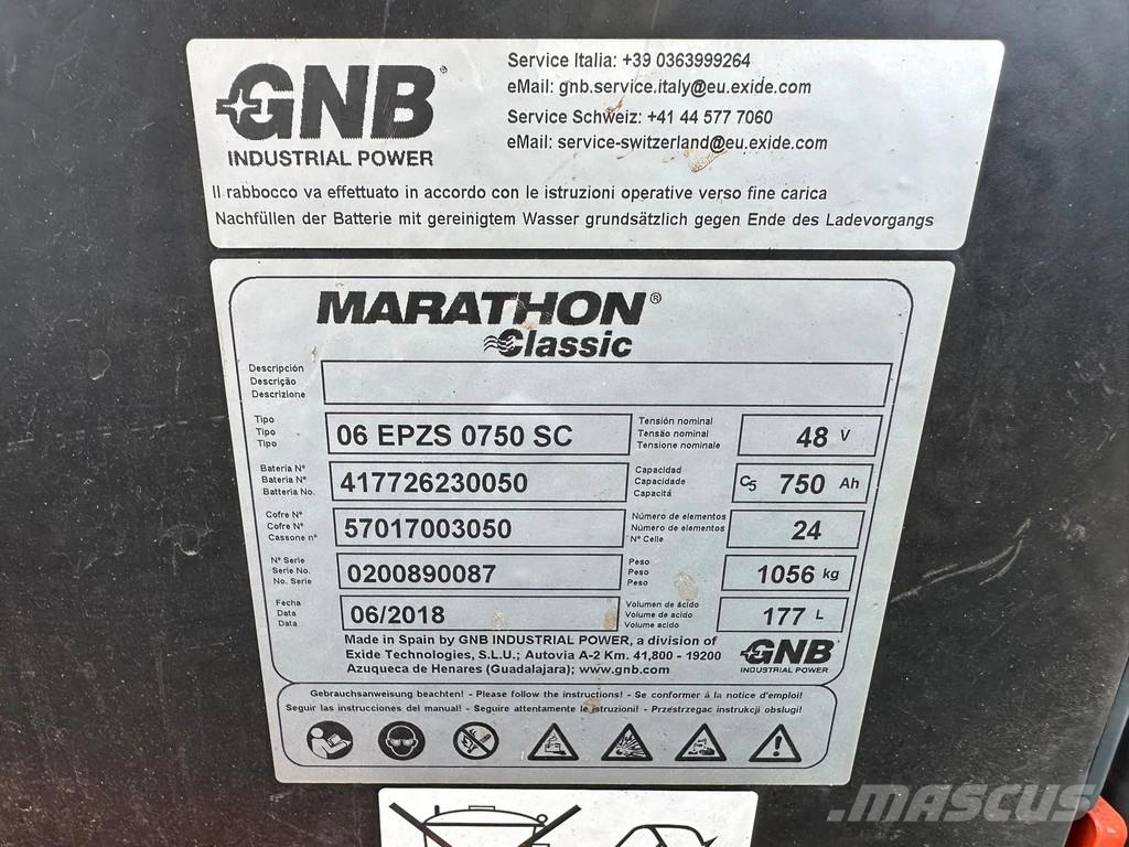 Toyota 8FBE18T Elektriske trucker