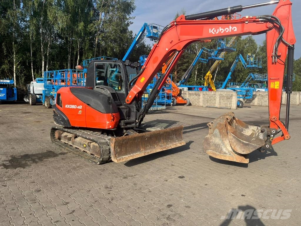 Kubota KX 080-4 中型挖掘机