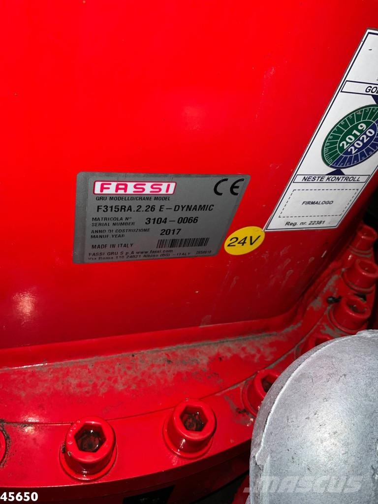 Volvo FMX 500 4x4 Fassi 31 Tonmeter laadkraan + Fly-Jib All terrain cranes