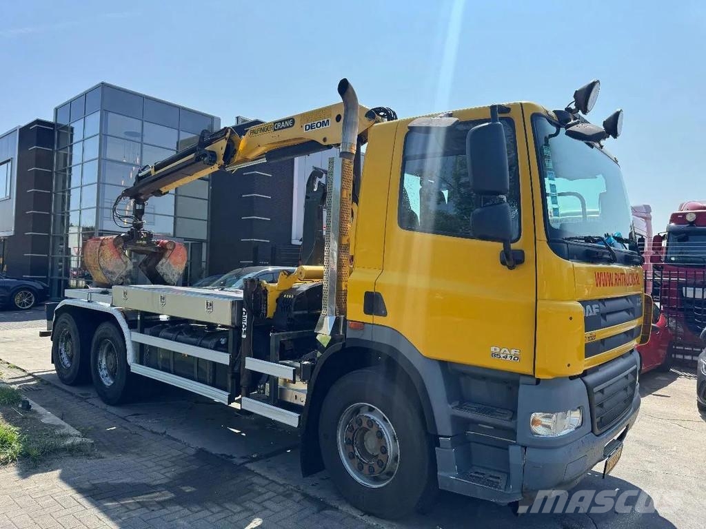 DAF CF 85.410 6X4 - EURO 5 + PALFINGER PK15500 + REMOT رافعات صالحة لكل أنواع الطرق