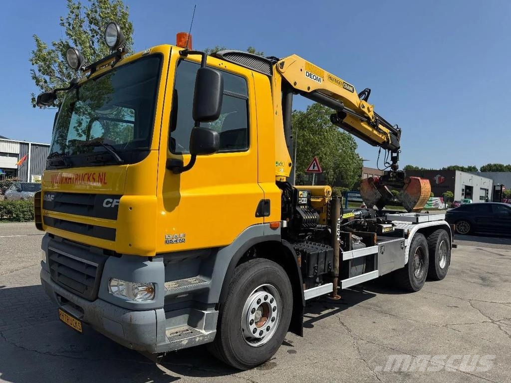DAF CF 85.410 6X4 - EURO 5 + PALFINGER PK15500 + REMOT رافعات صالحة لكل أنواع الطرق