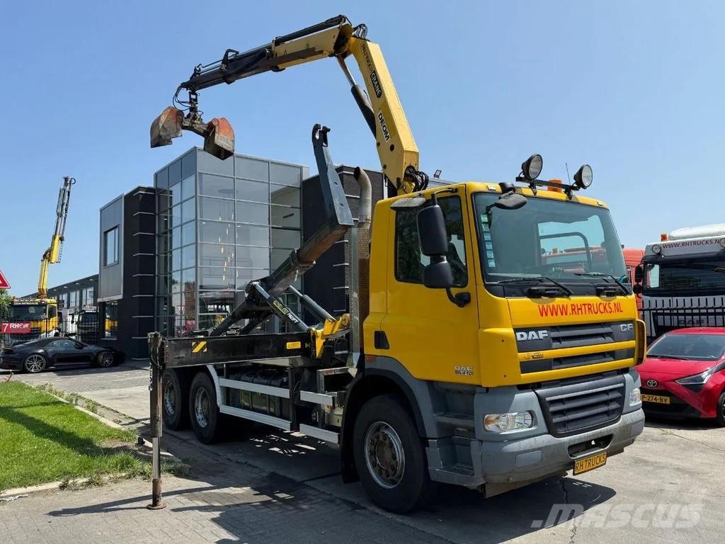 DAF CF 85.410 6X4 - EURO 5 + PALFINGER PK15500 + REMOT رافعات صالحة لكل أنواع الطرق