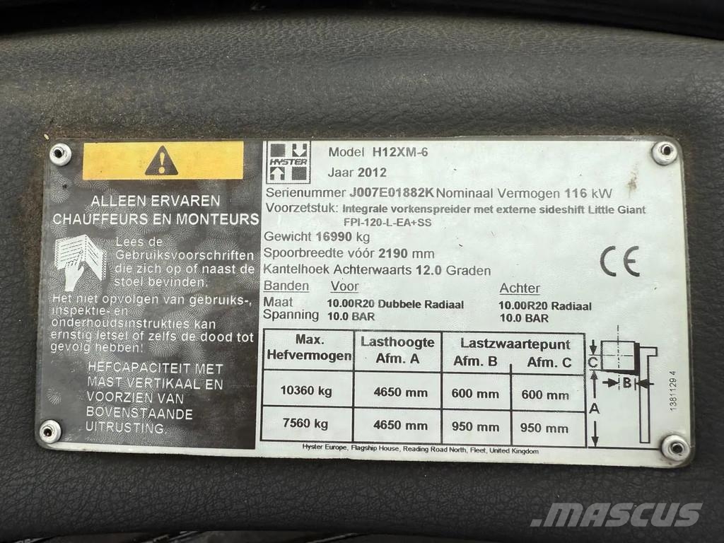 Hyster H12XM-6 Forklift trucks - others