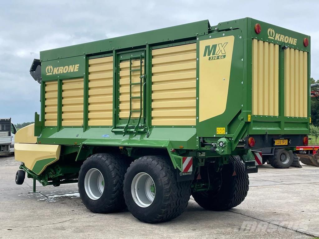 Krone MX 330 GL opraapwagen NIEUW STAAT 129 UUR!! Self-propelled foragers