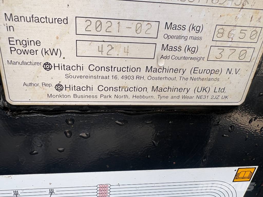 Hitachi ZX 85 US B Midi-gravemaskiner 7t - 12t