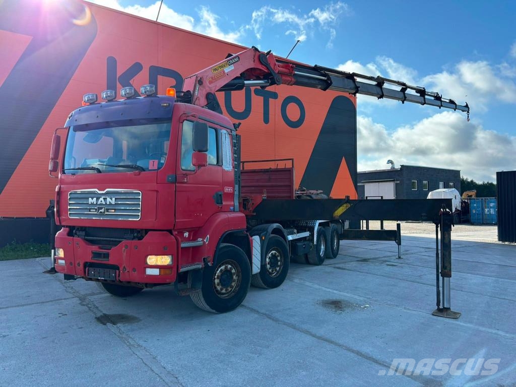 MAN TGA 35.380 8x4 PK 72002 / EXPORT OUTSIDE EU ONLY! شاحنات الرافعات