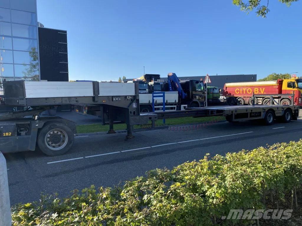 Faymonville STZ-2AA + 2 AXLES STEERING - BED: 7,40 + 3,55 METE 低平板半挂车