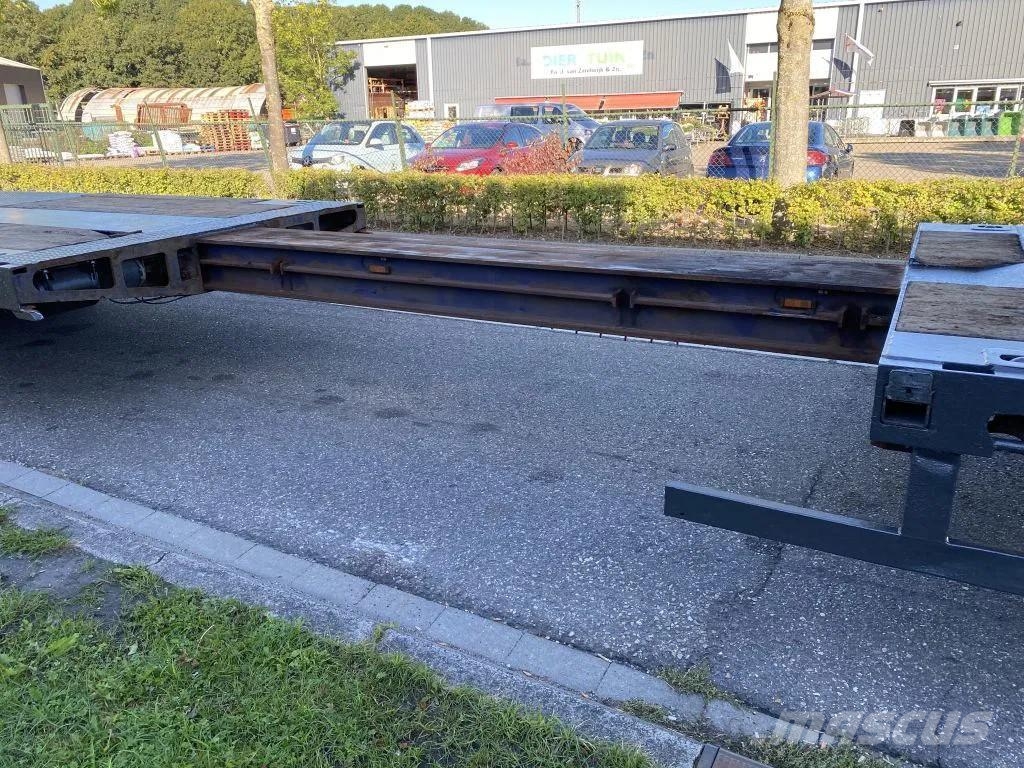 Faymonville STZ-2AA + 2 AXLES STEERING - BED: 7,40 + 3,55 METE 低平板半挂车