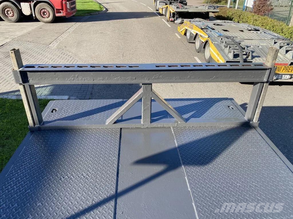 Faymonville STZ-2AA + 2 AXLES STEERING - BED: 7,40 + 3,55 METE 低平板半挂车