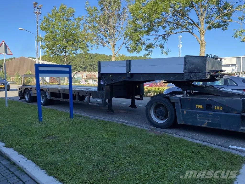 Faymonville STZ-2AA + 2 AXLES STEERING - BED: 7,40 + 3,55 METE 低平板半挂车