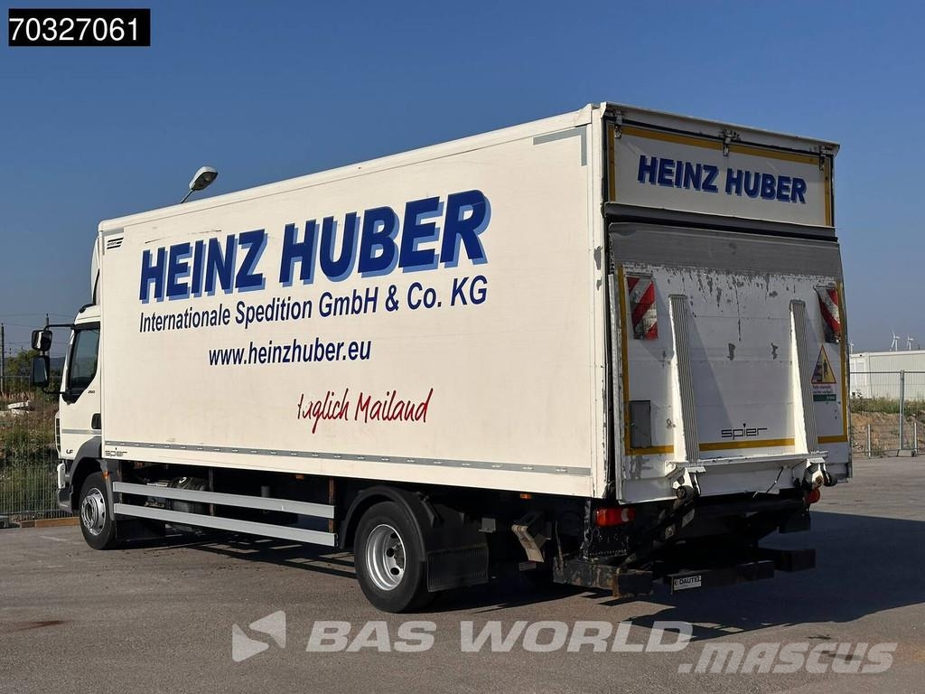 DAF LF 260 LF 4X2 16t Automatic Gearbox 1500kg Ladebor شاحنات ذات هيكل صندوقي