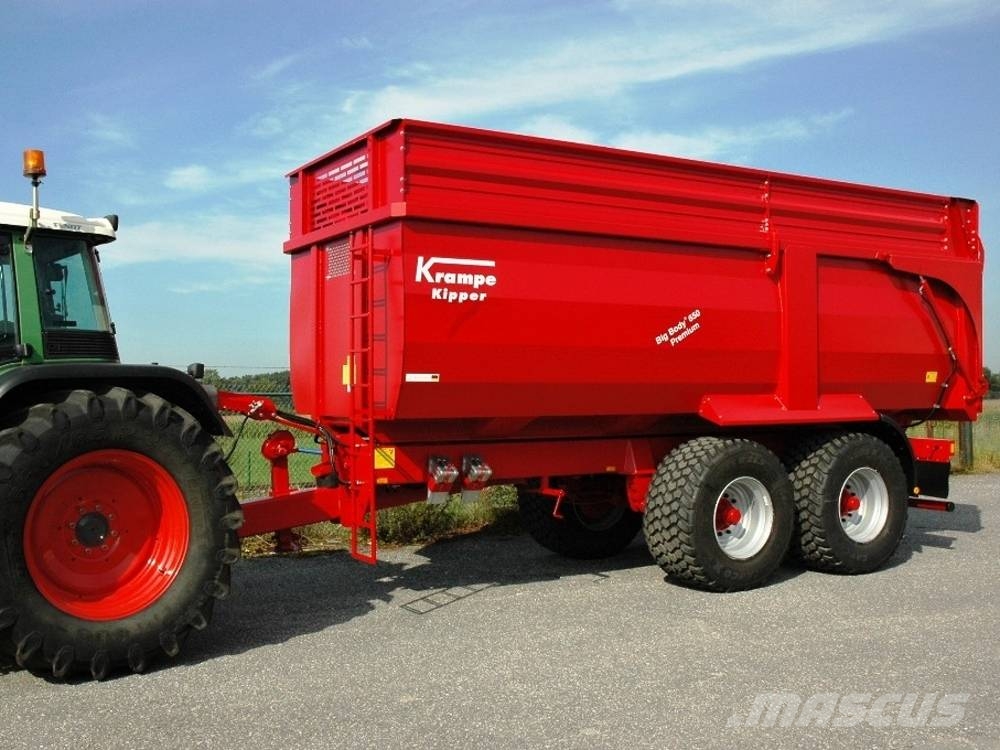Krampe Big Body 650 Billenő Mezőgazdasági pótkocsik