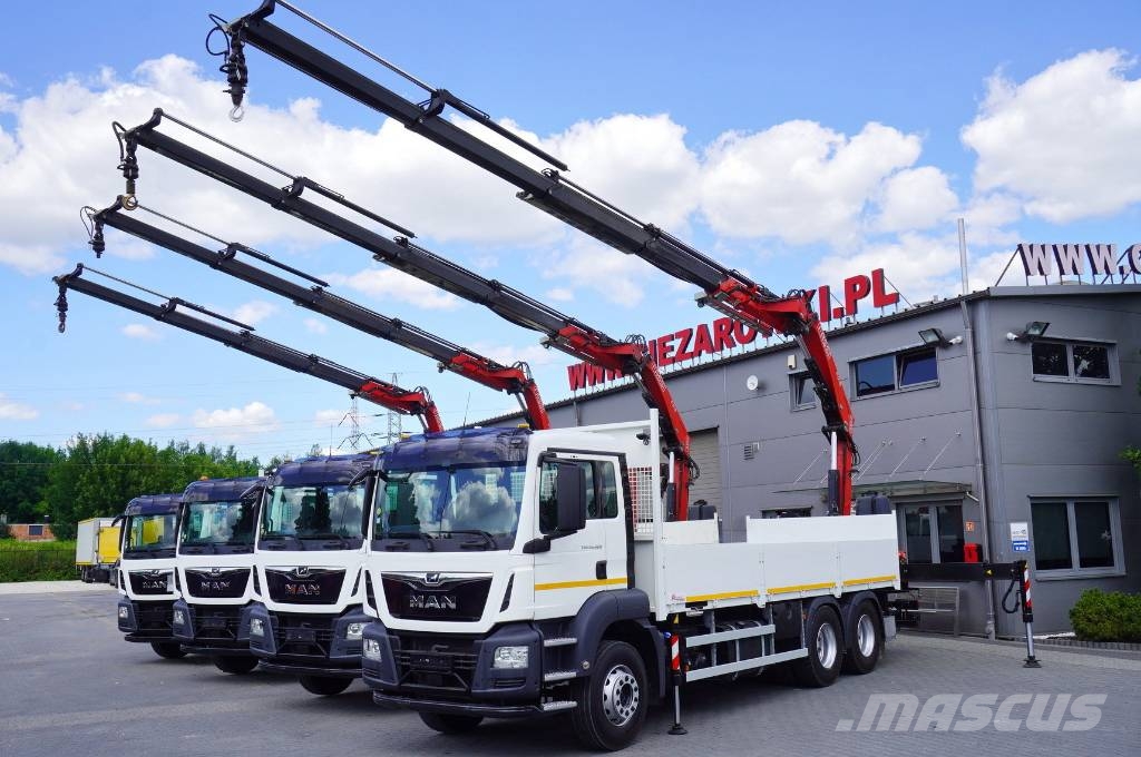 MAN TGS 26.420 6×4 / Fassi F215A.2.24 / remote control Tovornjaki z žerjavom