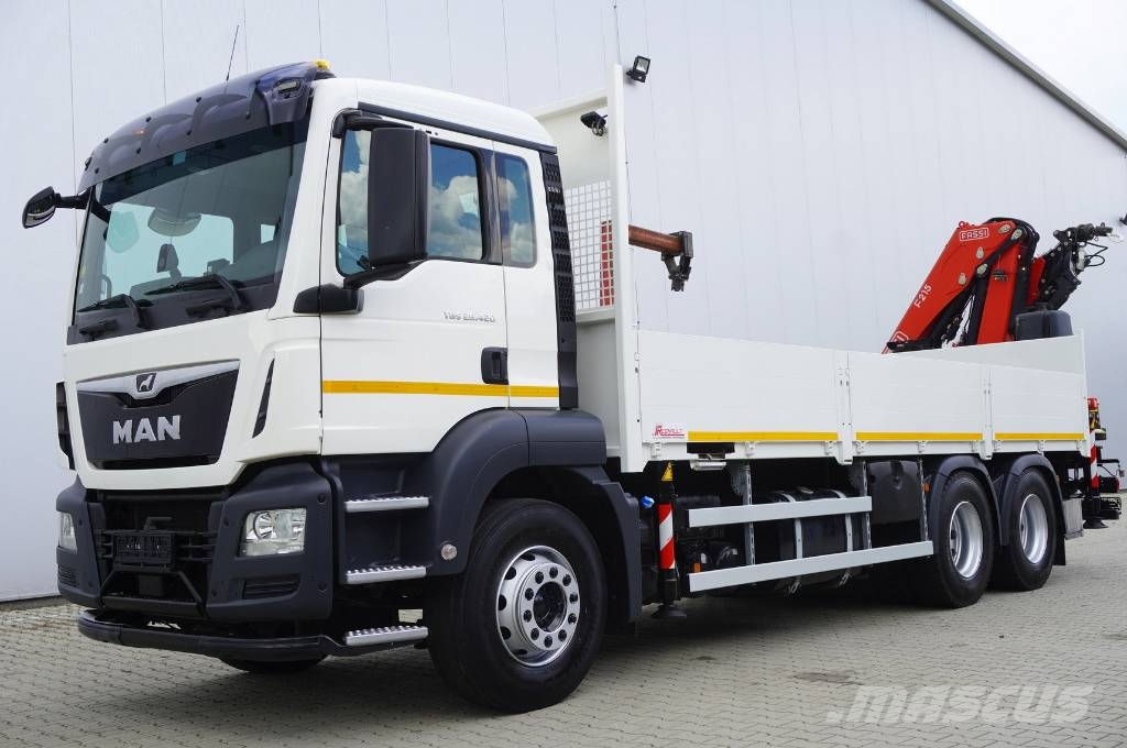 MAN TGS 26.420 6×4 / Fassi F215A.2.24 / remote control Tovornjaki z žerjavom