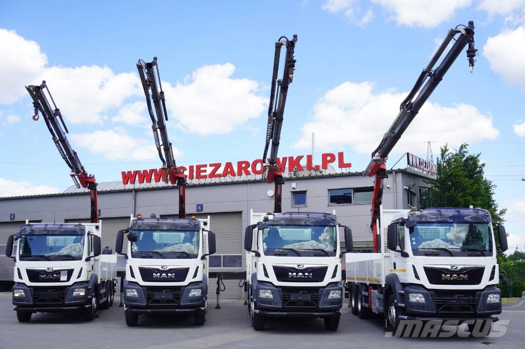 MAN TGS 26.420 6×4 / Fassi F215A.2.24 / remote control Tovornjaki z žerjavom