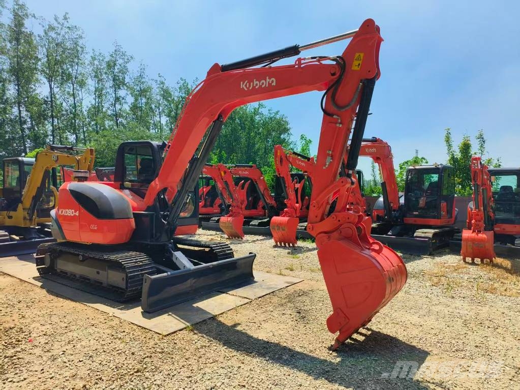 Kubota KX 080-4 Mini bagri <7t