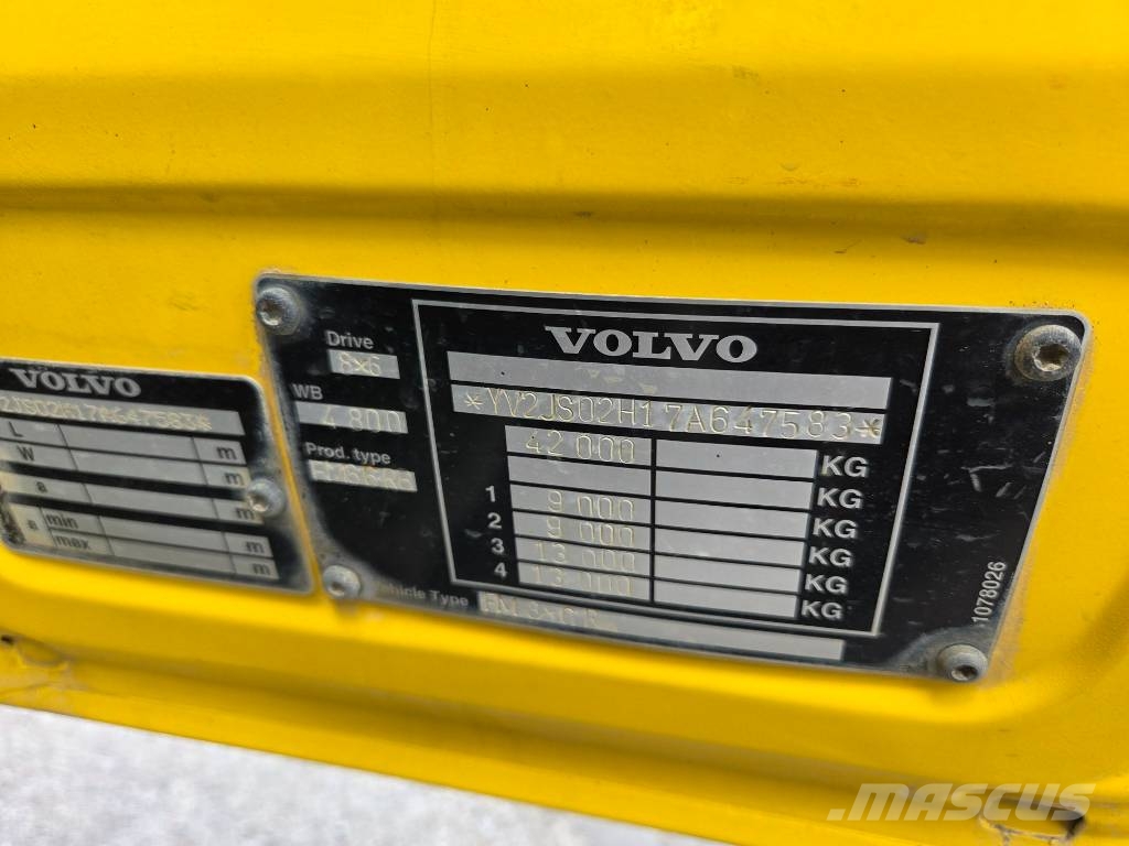 Volvo FM 440 8x6 tipper شاحنات قلابة