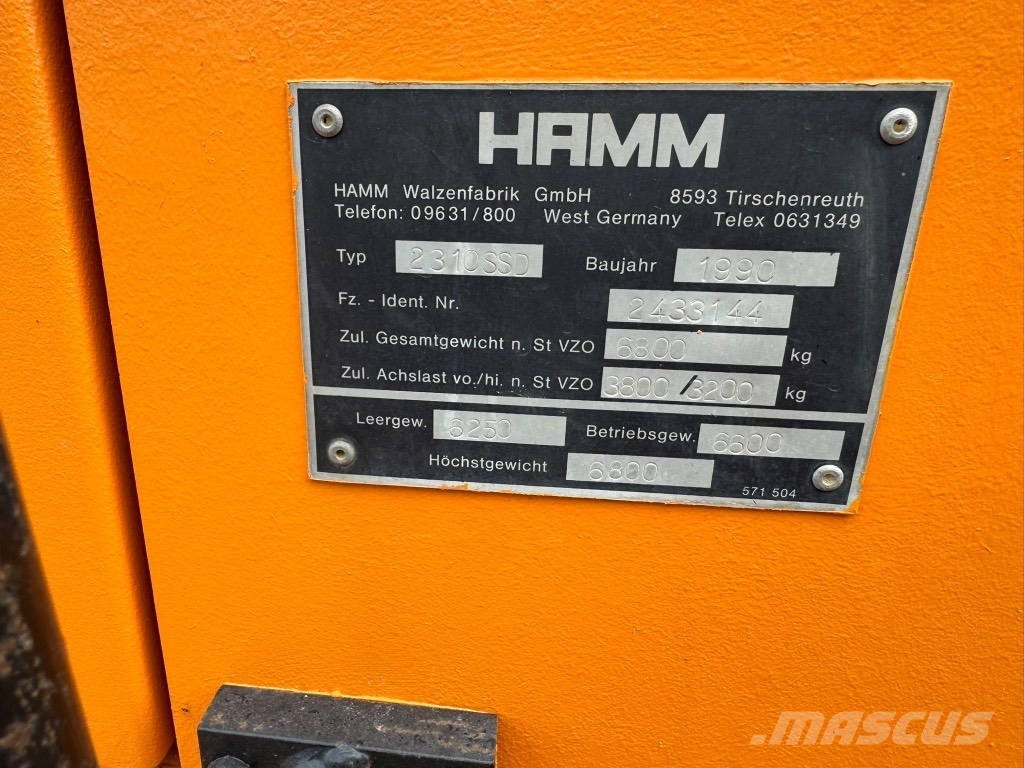 Hamm 2310SSD Trilrolwalsen