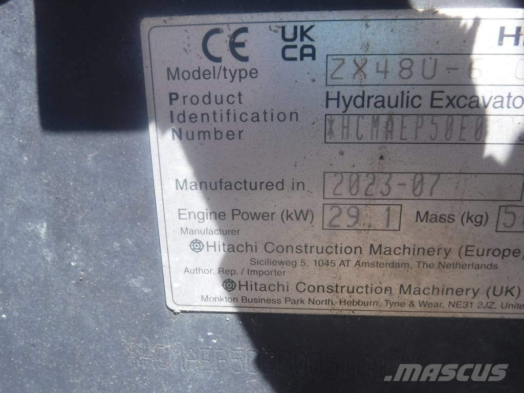 Hitachi ZX 48 U-6 Miniescavadeiras < 7t (Mini escavadeiras)