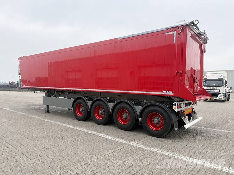 Kel-Berg Tipper / Alukastenmulde Kipper 59,5 m3 Savivartės puspriekabės