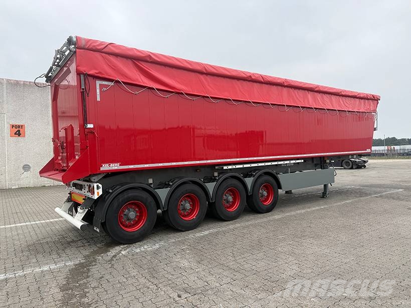 Kel-Berg Tipper / Alukastenmulde Kipper 59,5 m3 Savivartės puspriekabės