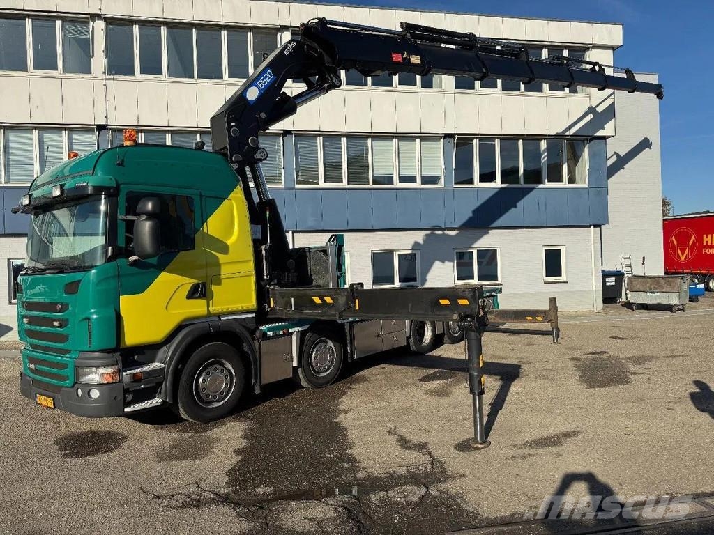 Scania G440 8X2 EURO 6 HMF 8520 + REMOTE CONTROL TWISTLOC رافعات صالحة لكل أنواع الطرق