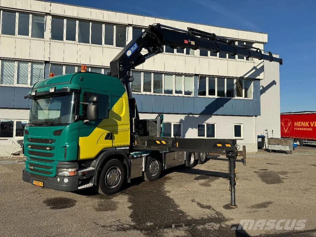 Scania G440 8X2 EURO 6 HMF 8520 + REMOTE CONTROL TWISTLOC رافعات صالحة لكل أنواع الطرق