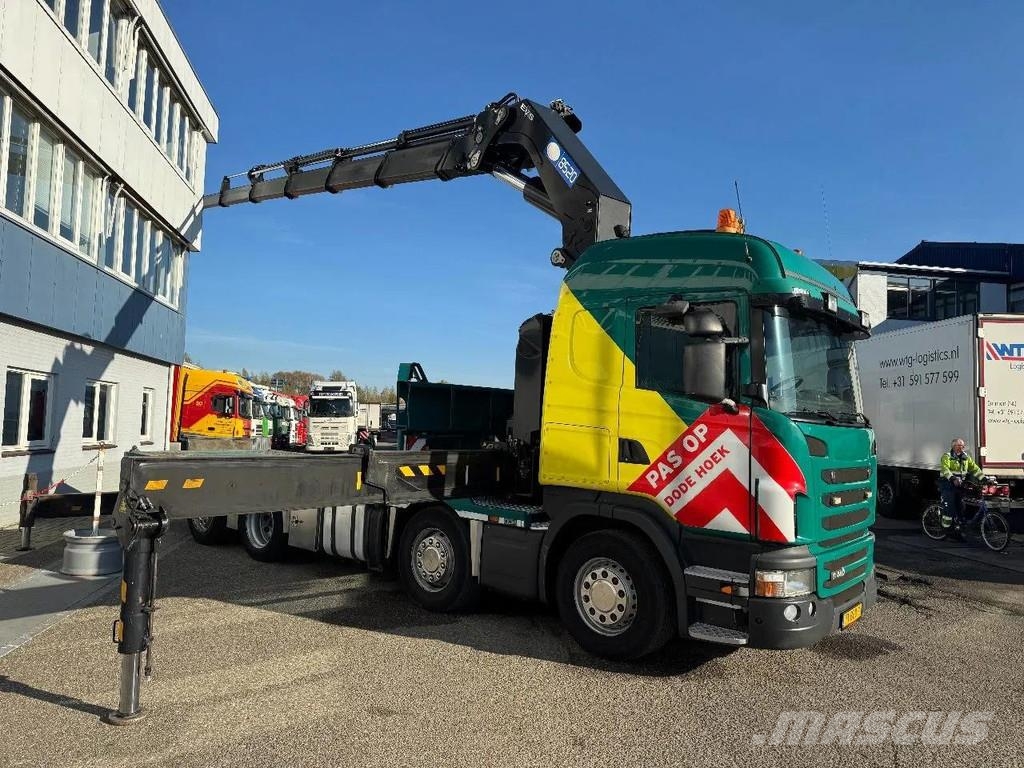 Scania G440 8X2 EURO 6 HMF 8520 + REMOTE CONTROL TWISTLOC رافعات صالحة لكل أنواع الطرق