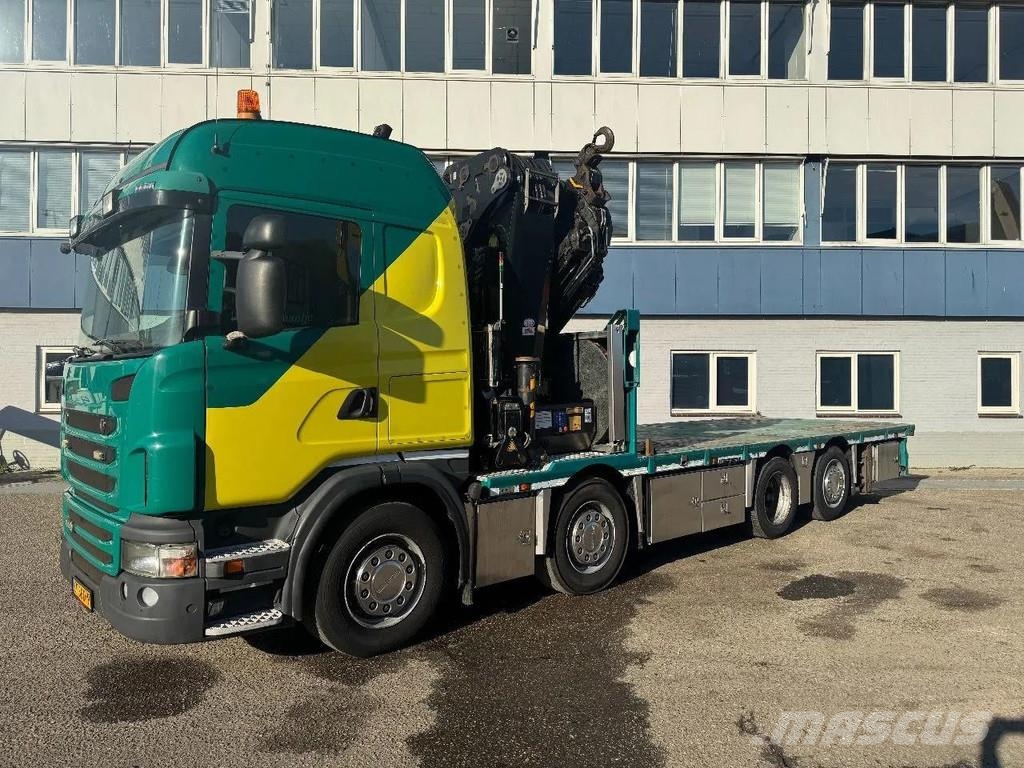 Scania G440 8X2 EURO 6 HMF 8520 + REMOTE CONTROL TWISTLOC رافعات صالحة لكل أنواع الطرق
