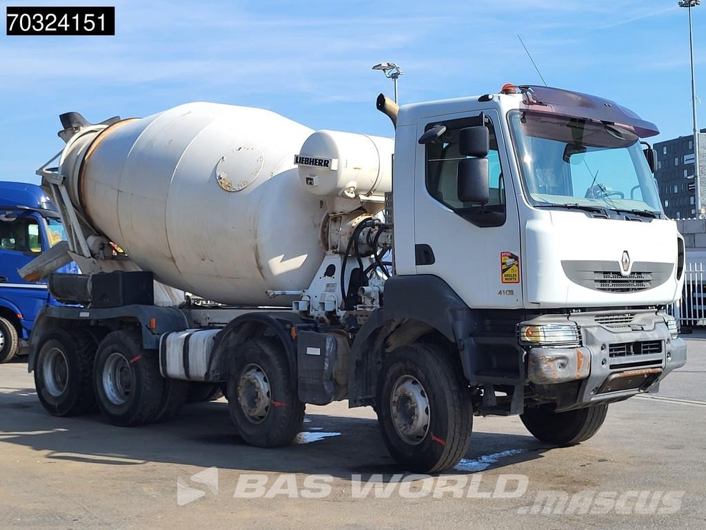 Renault Kerax 410 8X4 Liebherr Mixer Manual Gearbox Big-Ax Betonikuorma-autot