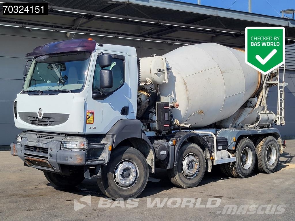 Renault Kerax 410 8X4 Liebherr Mixer Manual Gearbox Big-Ax Betonikuorma-autot