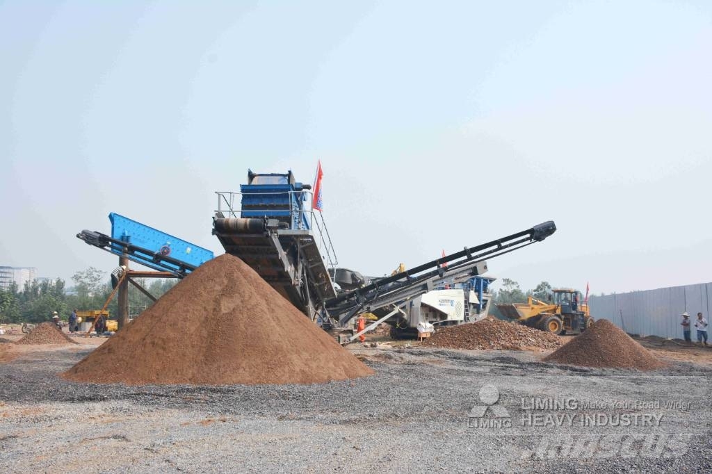 Liming YG938E69 180tph concasseur mobile du granite 30mm Mobile Brecher