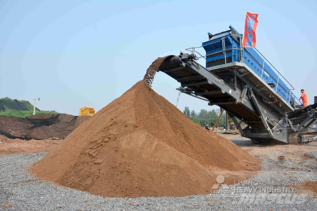 Liming YG938E69 180tph concasseur mobile du granite 30mm Mobile Brecher
