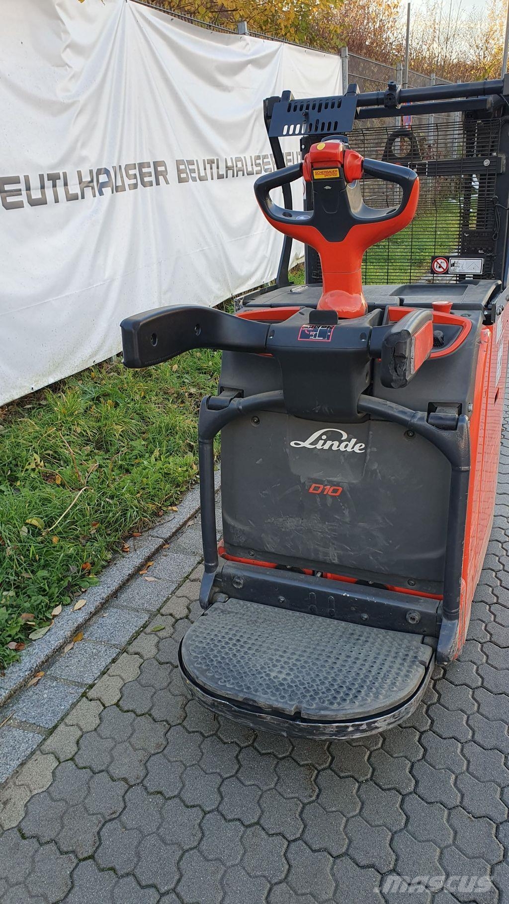 Linde D10AP Ajettavat pinoamisvaunut
