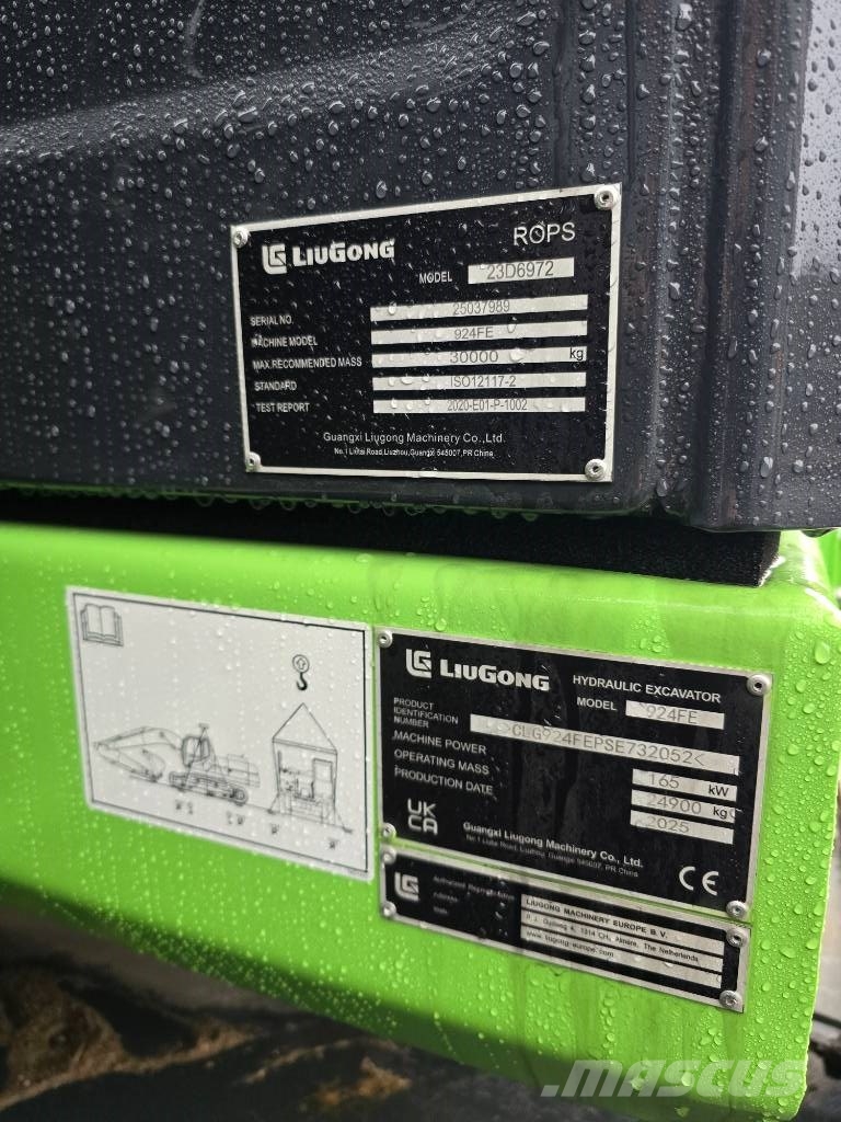 LiuGong 924 FE Rupsgraafmachines