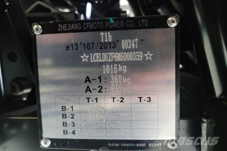 CFMoto UFORCE600 Valid Inspection, *Guarantee! Dutch Regi ATV