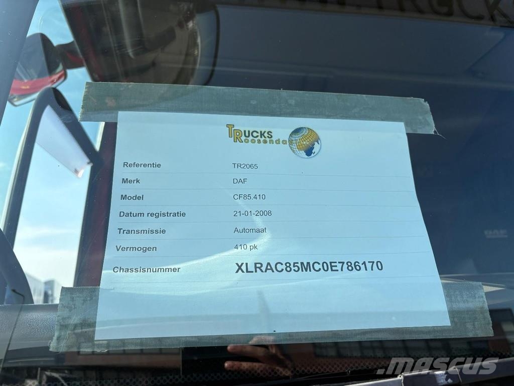 DAF CF 85.410 + PALFINGER PK 42502-- 6X EXT. + REMOTE 全地面起重机︳移动式起重机