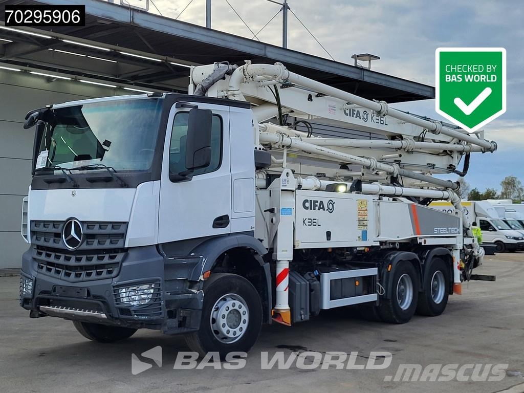 Mercedes-Benz Arocs 2640 6X4 36mtr CIFA K36L-HP168EC 4 arm Autom Concrete pump trucks