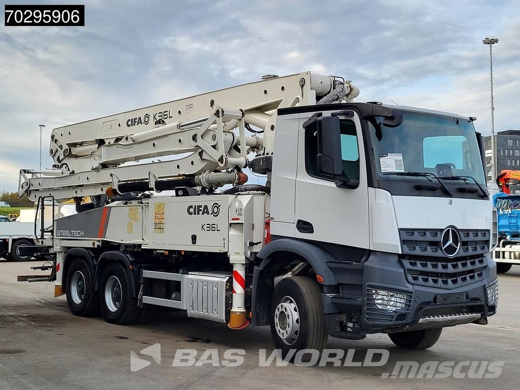 Mercedes-Benz Arocs 2640 6X4 36mtr CIFA K36L-HP168EC 4 arm Autom Concrete pump trucks