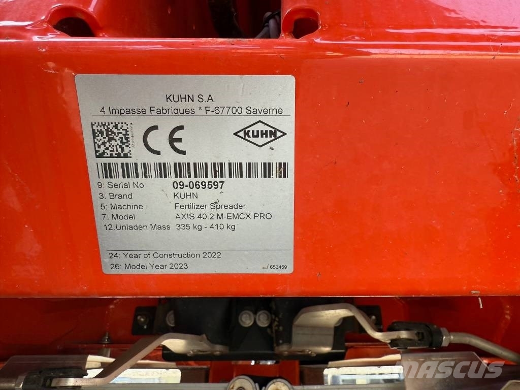 Kuhn AXIS 40.2 Razpršilniki tekočega gnoja