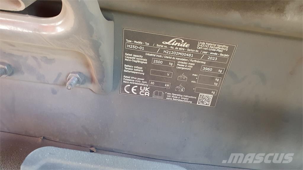 Linde H25D Diesel forklifts
