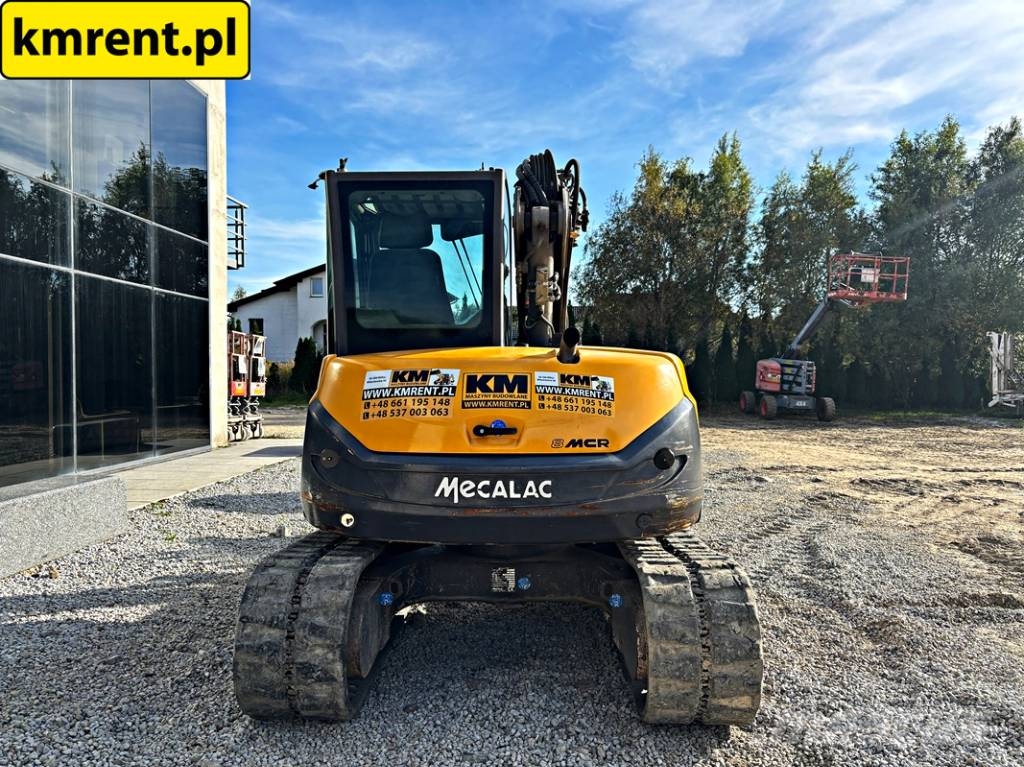 Mecalac 8 MCR MINI-KOPARKA 2015R. | MECALAC 6 MCR, JCB 806 Mini excavators < 7t (Mini diggers)