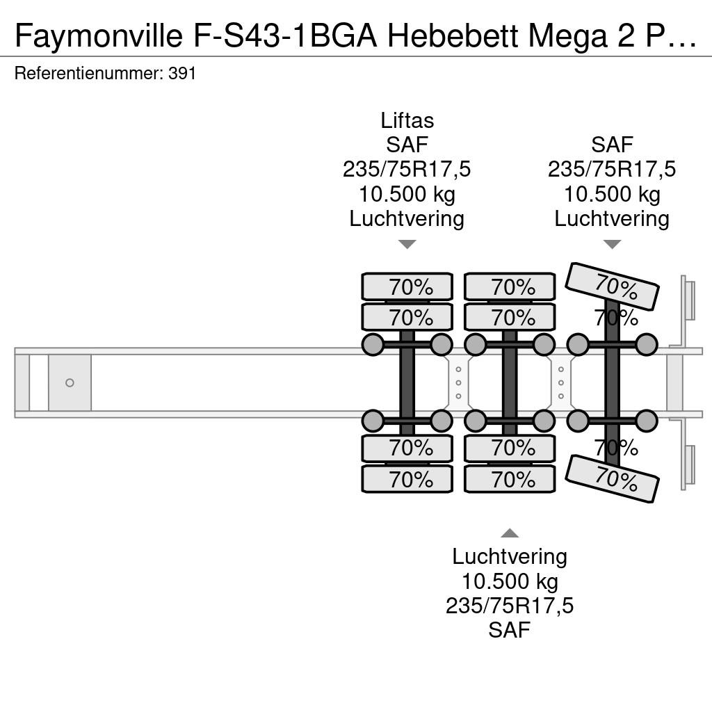 Faymonville F-S43-1BGA Hebebett Mega 2 Pieces! Andere Auflieger