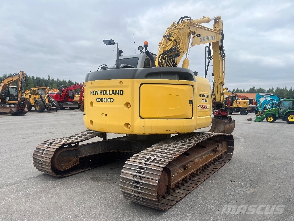 New Holland E 235 B SR / Pyörittäjä, Kauha, Rasvari Crawler excavators